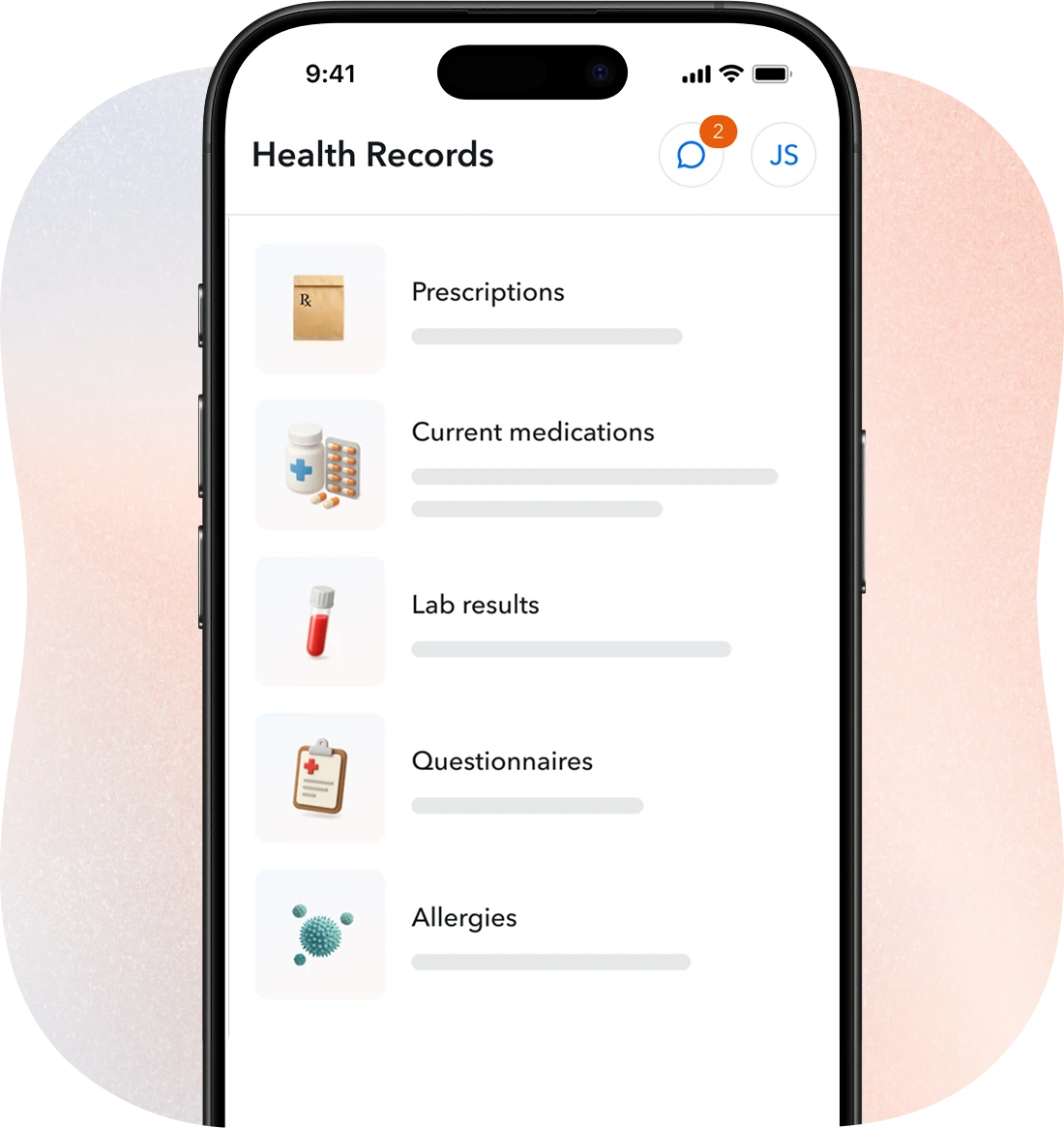 The Circle Medical app guiding a patient through their ADHD care plan