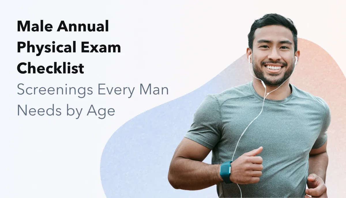 Male Annual Physical Exam Checklist